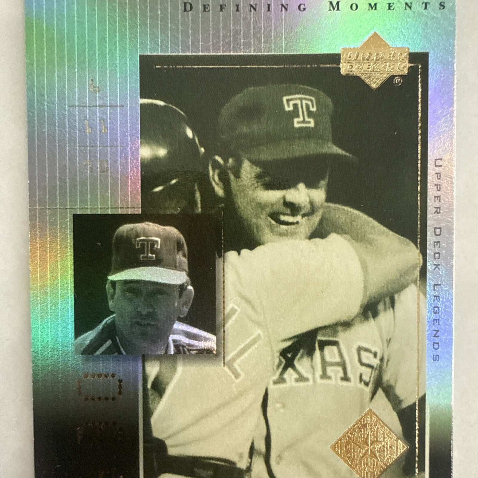 2000 Upper Deck Legends - Defining Moments Nolan Ryan #DM7 Texas Rangers HOF