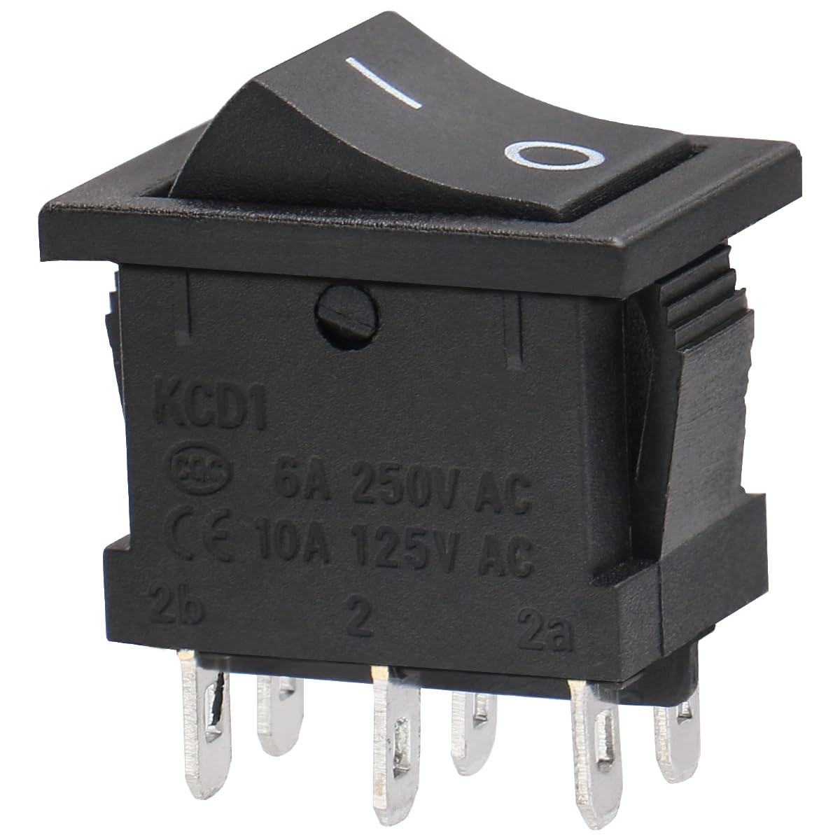 Switch Filter Pin 10pcs AC 6A/250V 10A/125V 6 Pin DPDT ON/ON 2 Position Snap in Boat ...