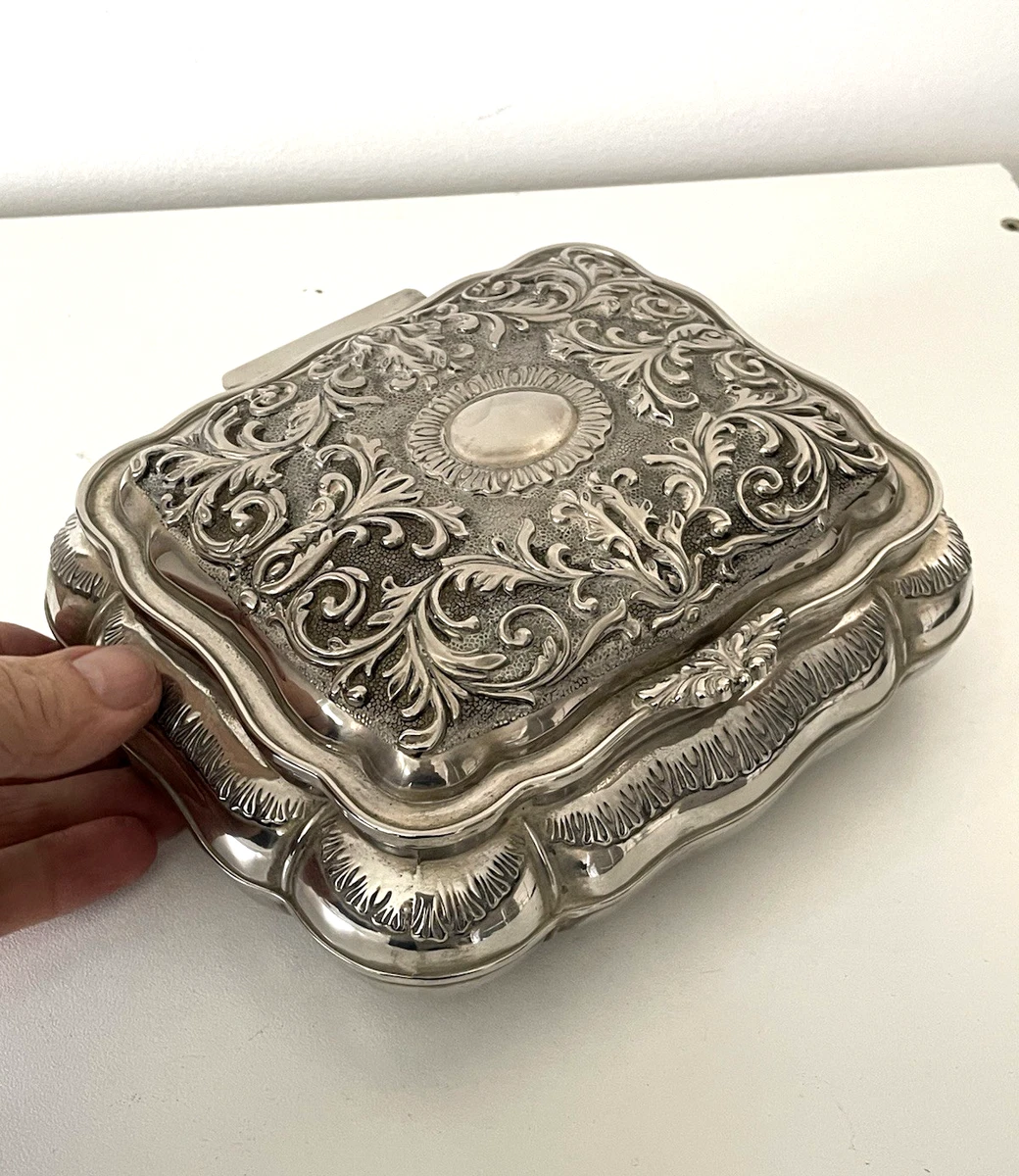 Bouchon De Bouteille Ancien En Métal Argenté Et Liège - Déco Vintage