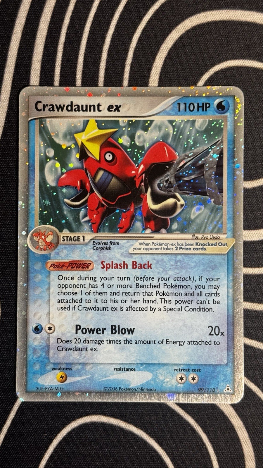 Crawdaunt EX Holon Phantoms Holo Ultra Rare Card 99/110 NM!!!!