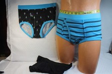 Boys Thereabouts Classic briefs, HUSKY size LG 14h-16h  32-34 , ABDL, ringer,