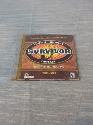 Survivor PC CD-ROM Interactive Game 2001 Infogrames CBS TV Show Vtg