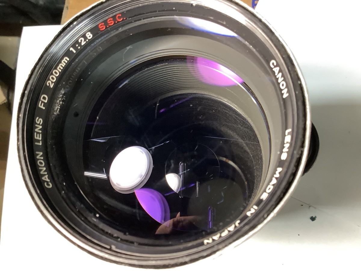 CANON FD 200mm f2.8 S.S.C. Lens Read | eBay