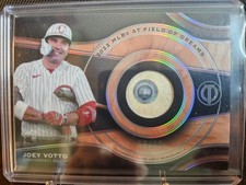 2025 Topps Tribute Certified Milestone Relic /10 Joey Votto Reds Field Of Dreams