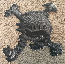 New Oakley Scatter Skull Chain Mail Decal Sticker 4x4 Icon Rare Authentic New Oakley Scatter Skull Chain Mail Decal Sticker 4x4 Icon Rare Authentic