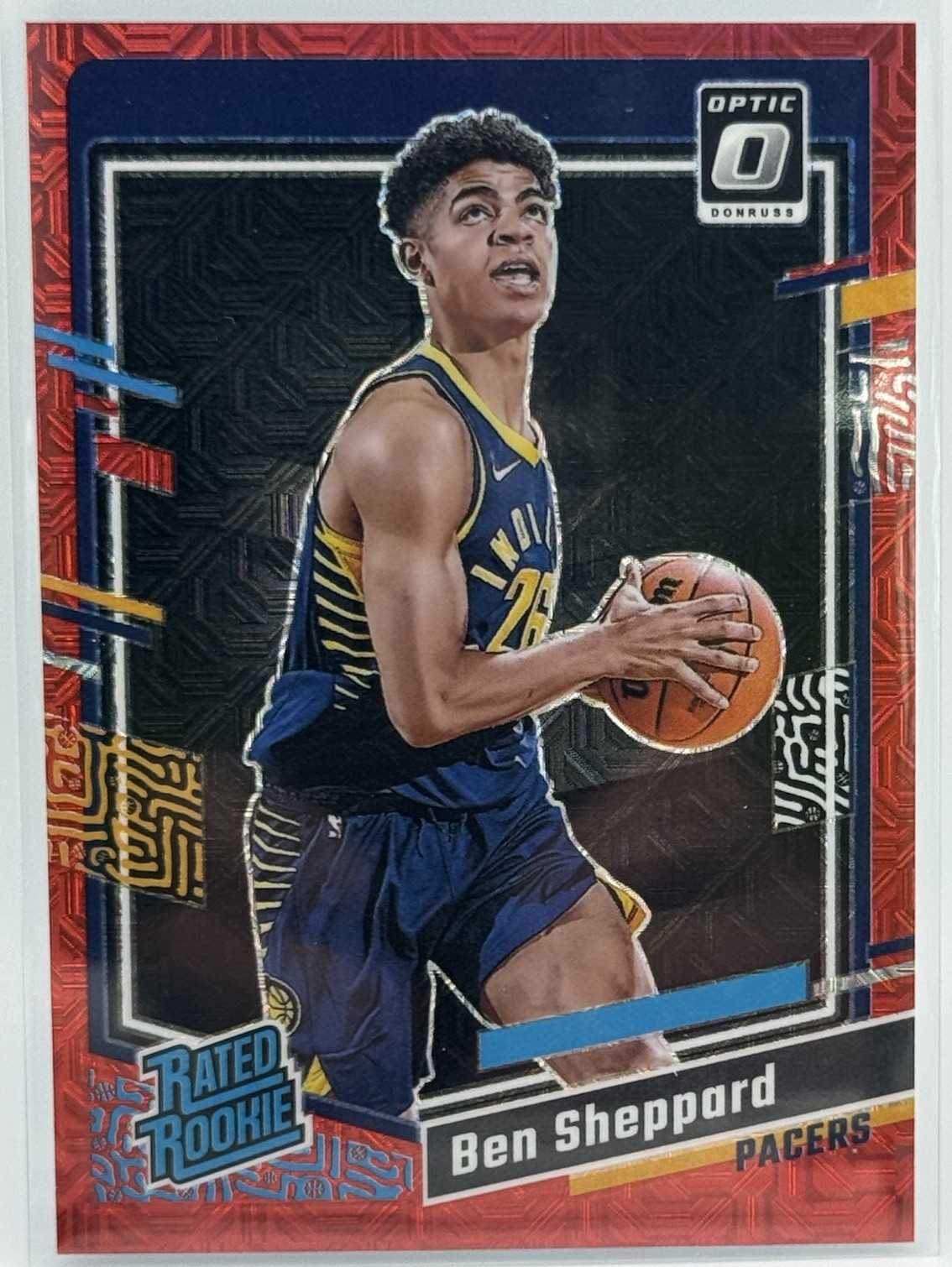 2023 Panini Donruss Optic Rated Choice Red Prizm /88 Ben Sheppard #221 Rookie RC