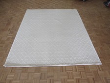 8'3 X 9'10 Hand Knotted Modern Ivory Beige Oriental Rug With Silk G5796