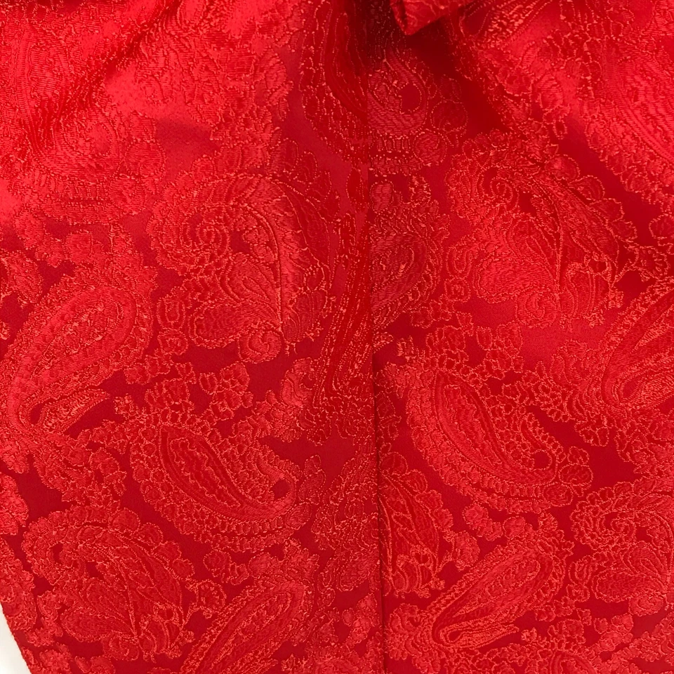 NUEVO Vestido Vaina Carmen Marc Valvo Jacquard Para Mujer Talla 4 Naranja Sin Mangas Foto 3 de 4