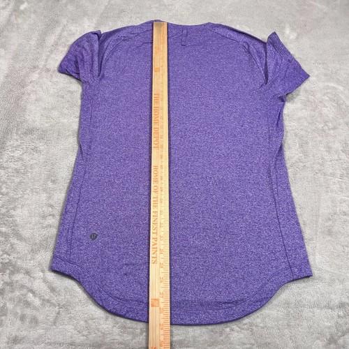 Lululemon Shirt Mens Small Purple Active Lightweight Breathable Short Sleeve - Imagen 8 de 9