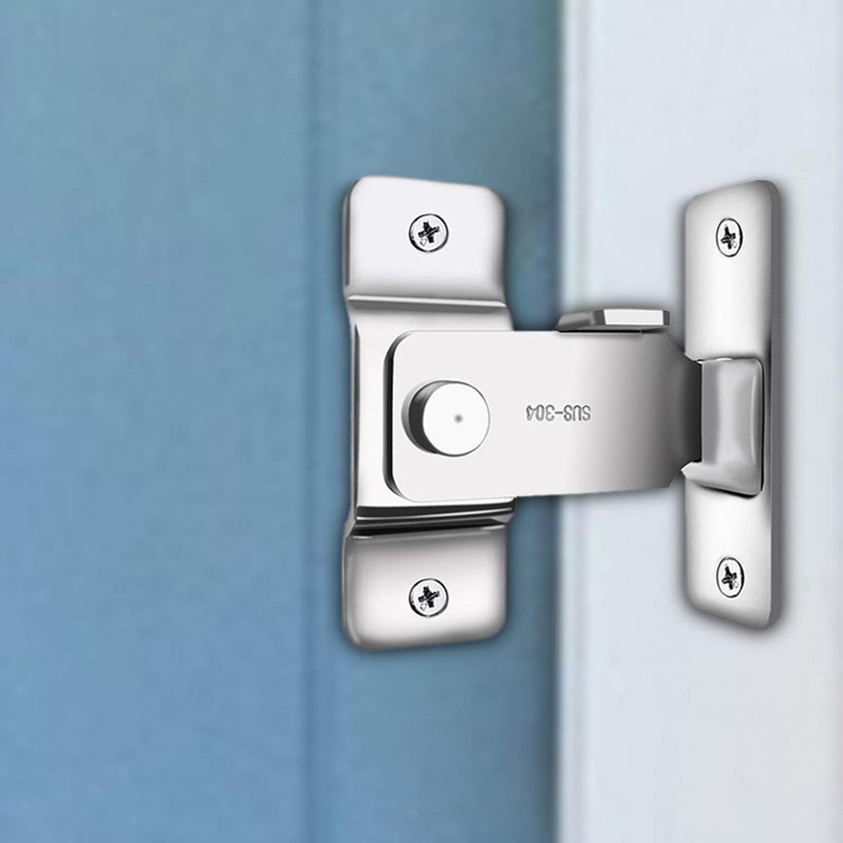 Türriegel Edelstahl Schiebeschloss - Einfache Montage Für Innen- & Außentüren