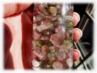 NICE LOT SMALL WATERMELON TOURMALINE CRYSTAL PIECES — photo 3