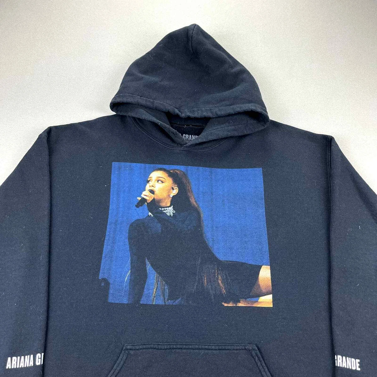 Ariana Grande Hoodie Sweatshirt Mens Large Black Dangerous Woman