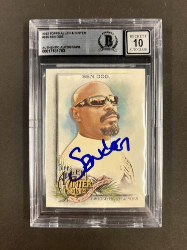 2022 Topps Allen & Ginter #255 Sen Dog Auto BCG