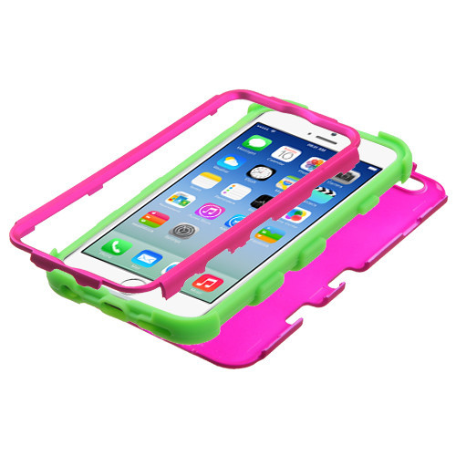 iPhone 6 (4,7") Hybrid Def Armor Case Dual Layered Cover + Displayschutzfolie - Bild 49 von 56