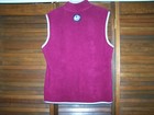 Ladies Womens Medium M & M’s Zippered Vest Burgundy Gray Pockets EUC — photo 4