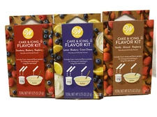 3 Wilton Cake & Icing Flavor Kits 3 Flavors Per Box, 7 Total Different Flavors