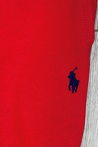 POLO RALPH LAUREN klassische sportliche Fleece-Ziehhose PRL rot 2000 XL neu mit Etikett - Bild 4 von 11
