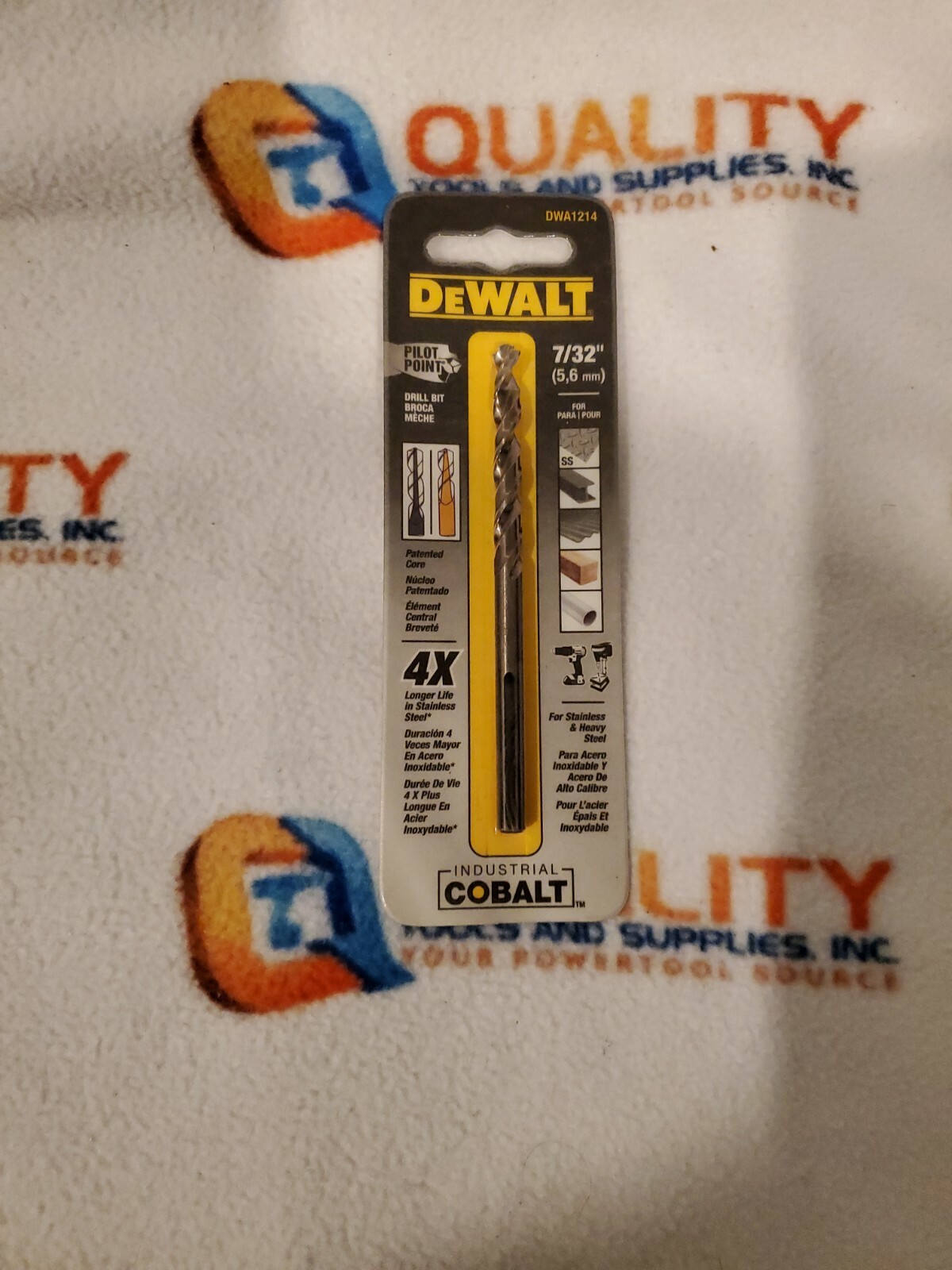 公式の店舗 Dewalt Dwa1214 7 32 Pilot Point Industrial Cobalt Drill Bit その他diy 業務 産業用品 Turningheadskennel Com