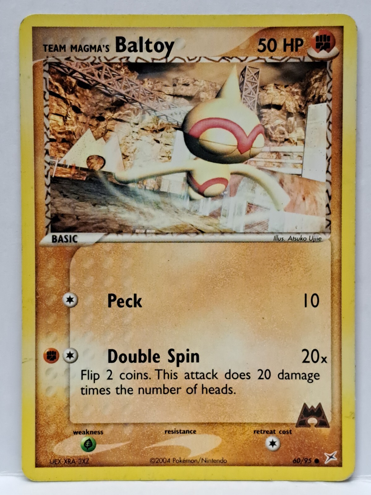 Team Magma's Baltoy 60/95 Team Magma Team Aqua 2004 Pokemon Card MP