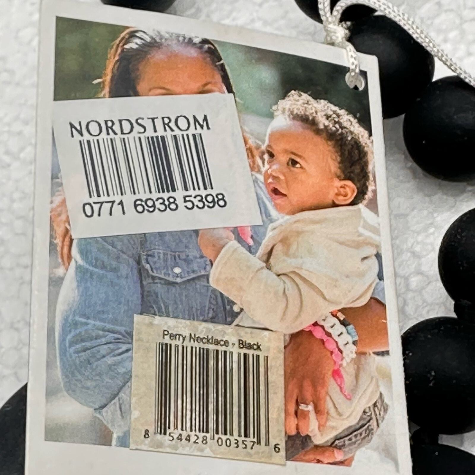 Maternity Necklace in black Dishwasher safe BPA free Chewbead brand teething NEW