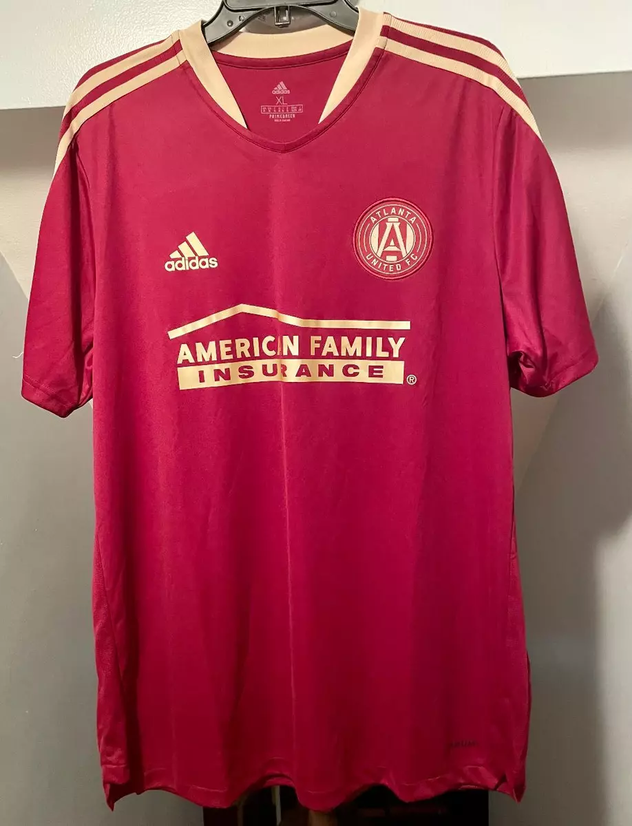 ADIDAS ATLANTA UNITED FC MAROON AND GOLD ADULT AEROREADY TRAINING