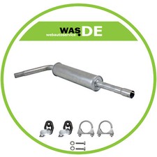 Mittelschalldämpfer VW POLO Skoda Fabia 1.2 Fließheck 2001-2005 inkl. Anbausatz