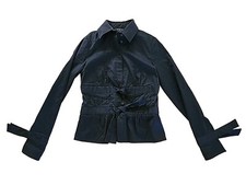 Etcetera Victorian Black Stretch Black Blouse...