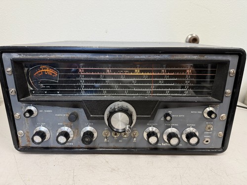 Hallicrafters SX-101 Odbiornik radiowy Vintage Szynka Sprzęt radiowy Powers On - Zdjęcie 2 z 21