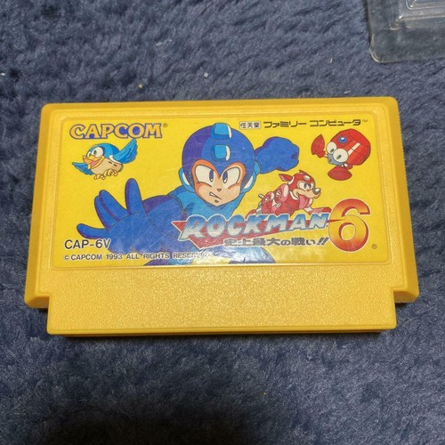 Rockman 6 Megaman Famicom Nintendo FC Importación Japón NES NTSC-J - Imagen 2 de 9