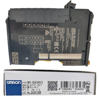 1pcs Sealed Box Omron NX-DA3603 Analog Output Unit Original New In Box NX-DA3603