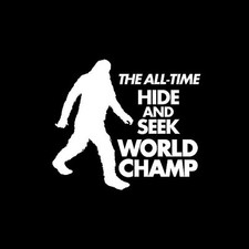 Brand New BIGFOOT ALL TIME HIDE AND SEEK WORLD CHAMP TSHIRT SM-5XL
