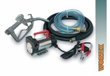 Kit Portable Abstich Diesel Öl Elektrische Pumpe Kabel Rohr Gewehr Ventil Wortex