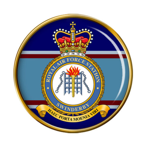 RAF Station Swinderby Pin Badge - Afbeelding 1 van 3