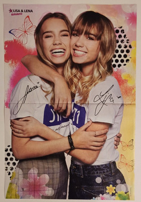 Lisa & Lena / 187 Strassenbande 2019 BRAVO German Poster A3 VERY RARE 42 x 28 cm