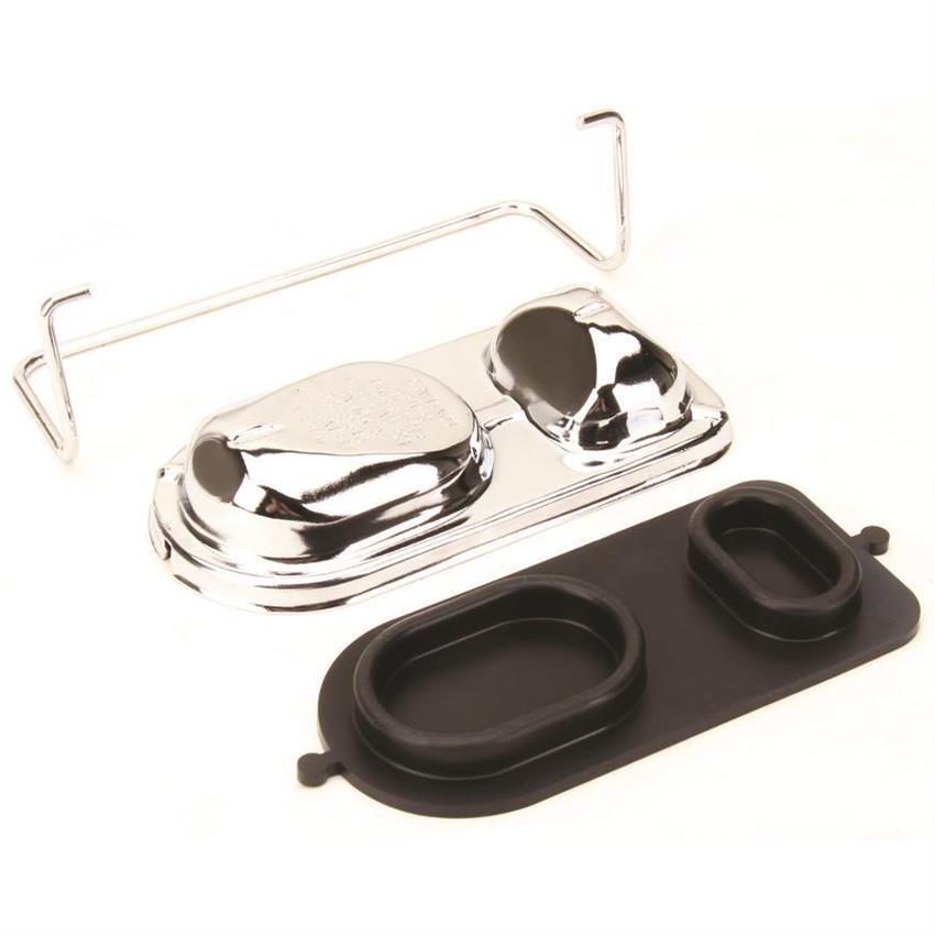 Speedway Motors Chrome Plated Master Cylinder Cover Brake Lid for 91031420