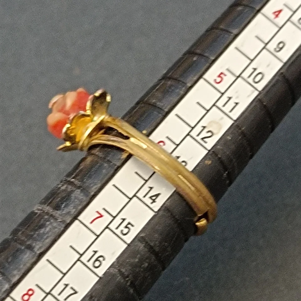 Michal Negrin Rose Ring AB Crystal Vintage Romantic Victorian Revival Dainty 6 - Image 3 of 4