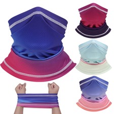 Sun Shield Neck Gaiter Sport Face Mask Bandana Stretch Scarf Headband Balaclava