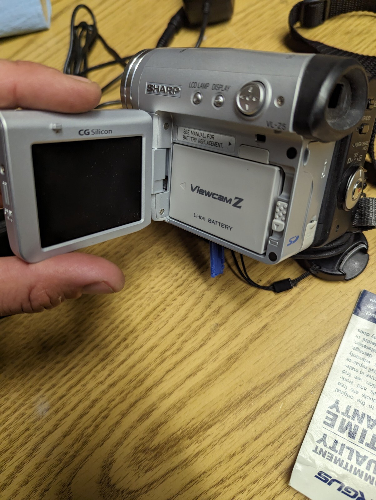 Sharp Viewcam Z VLZ5 Mini DV Camcorder Tested And Working W/ Case And Charge eBay