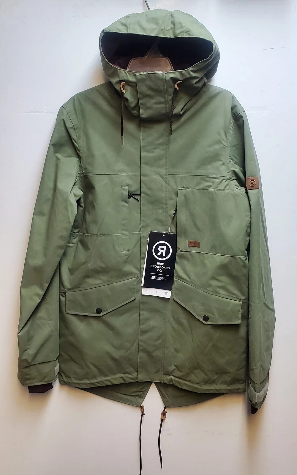 RIDE Snowboards Men's MONTLAKE Snow Jacket - Waxed Olive - Small - NWT
Opens in a new window or tab