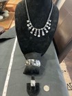 Elegant Set of Scottish Agate Silver Jewelry From My Film Collection