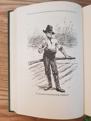 1982 THE ADVENTURES OF HUCKLEBERRY FINN BY MARK TWAIN NOVEL FRANKLIN LIBRARY @ - Picture 6 of 24