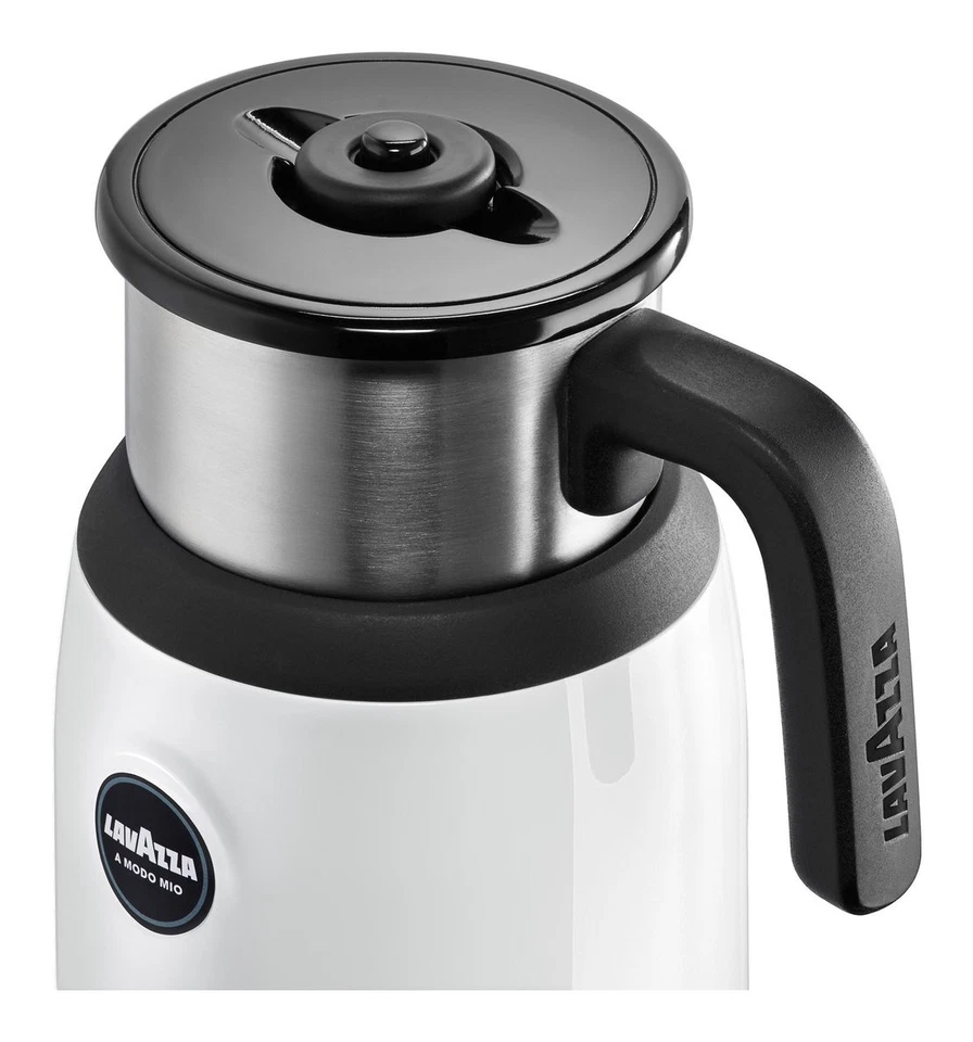 Lavazza Montalatte elettrico 500W 120ml A MODO MIO Milkup White e Black 18200052 - Immagine 3 di 4