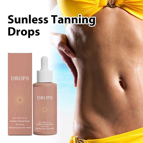 Sunless Tanning Drops Self Tanning Drops Face & Body - Medium 60ml^* - Picture 2 of 18