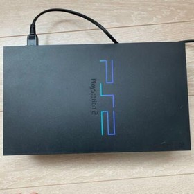 SONY PS2 PlayStation 2 SCPH-10000 Black Console  Controller ＋ Cable Set NTSC-J
