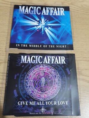 Magic Affair - In the Middle of the Night & Give Me All Your Kove X2 Cds. (Omen)