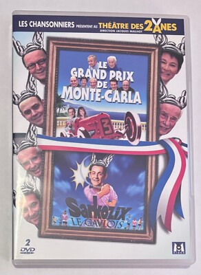 2 DVD Theater der 2 Esel '' Sarkozix Le Gaulois + Le grand prix de Monte-Carla ''