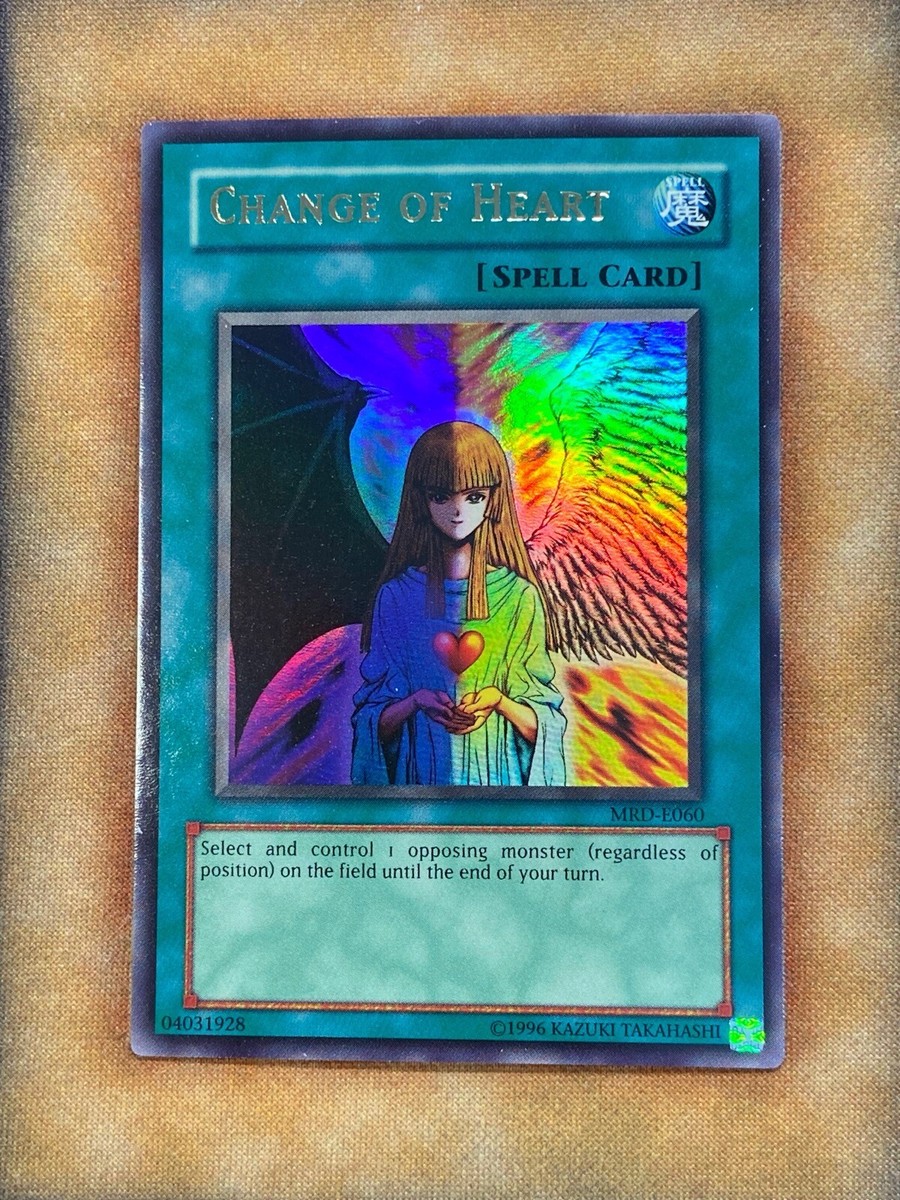 Yugioh Change of Heart MRD-E060 EURO PRINT NM | eBay