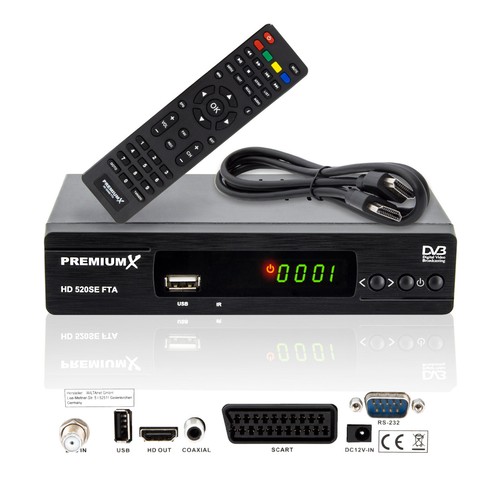 Russ TV  -  Premium X HD 1080p FULL HD Sat Receiver - Bild 4 von 7