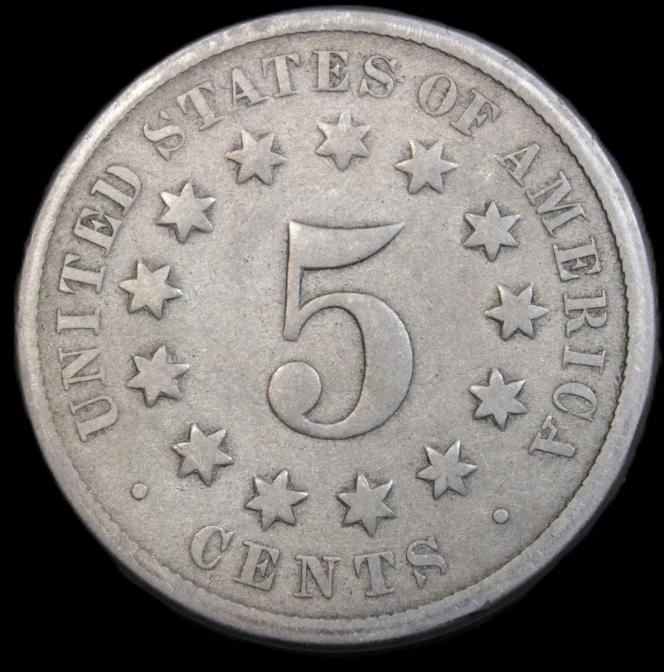 1870 Shield Nickel Great DDR-FS-802 - SVN612 - Image 2 of 2