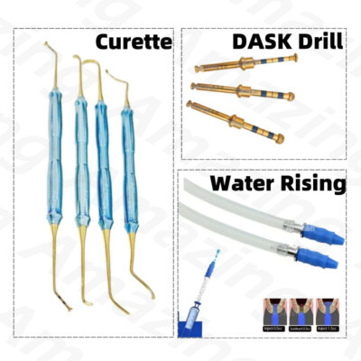 Dental Water Rising Hydraulic Membrane Lifter Hiossen CAS Sinus Lift Curette Set